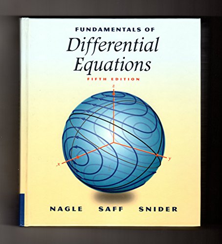 Stock image for Fundamentals of Differential Equations (5th Edition) for sale by HPB-Red