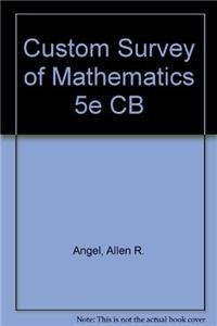 Custom Survey Math CB (9780201338843) by Angel, Allen R.