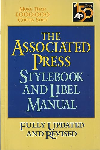 Beispielbild fr Associated Press Stylebook And Libel Manual zum Verkauf von Wonder Book