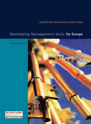 Imagen de archivo de Developing Management Skills for Europe a la venta por AwesomeBooks