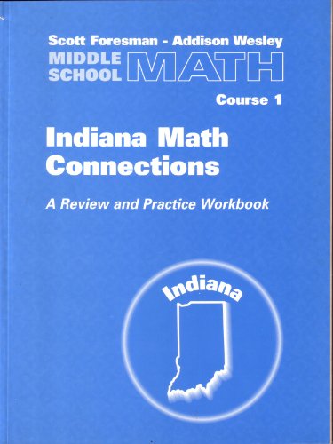 9780201348668: Middle School Math Course 1, Indiana Math Connections