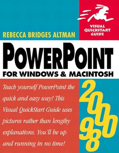 Stock image for PowerPoint 2000/98 for Windows and Macintosh: Visual QuickStart Guide (Visual Quickstart Guide Series) for sale by WorldofBooks