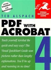 Beispielbild fr PDF with Acrobat 4 (Visual QuickStart Guide) zum Verkauf von BooksRun