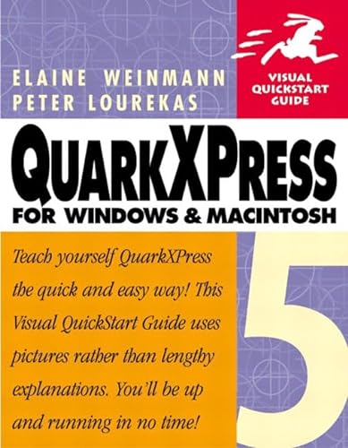 Imagen de archivo de QuarkXPress 5 for Windows & Macintosh a la venta por Wonder Book