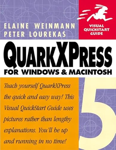 9780201354911: Quarkxpress 5 for Windows and Macintosh: Visual Quickstart Guide