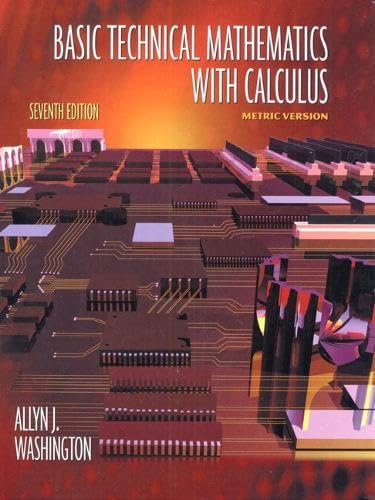 9780201356663: Basic Technical Mathematics With Calculus: Metric Version: United States Edition