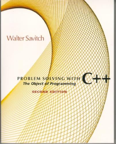 Immagine dell'editore per Problem Solving With C++ : The Object of Programming venduto da Better World Books Ltd