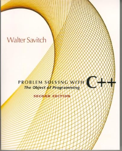 Stock image for Problem Solving With C++: The Object of Programming for sale by SecondSale
