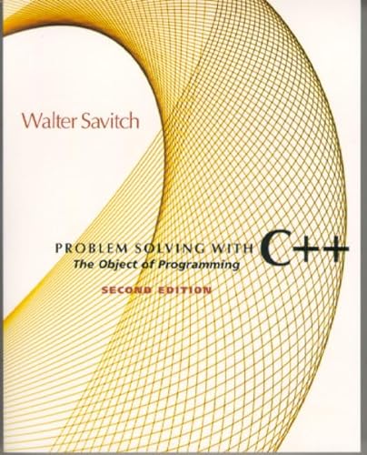 9780201357493: Problem Solving With C++: The Object of Programming