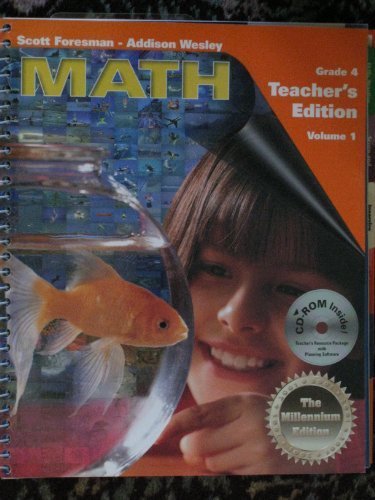Stock image for Scott Foresman - Addison Wesley: Math (Grade 4) Teacher's Edition (Volume 1) for sale by BooksRun