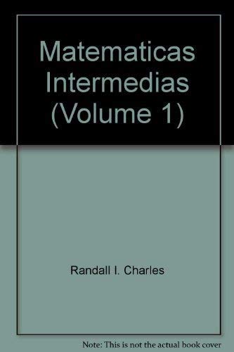 Beispielbild fr Matematicas Intermedias (Volume 1) zum Verkauf von Better World Books