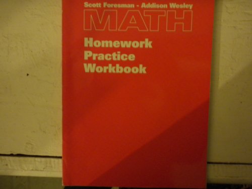 Beispielbild für Scott Foresman - Addison Wesley MATH Homework Practice Workbook zum Verkauf von Discover Books