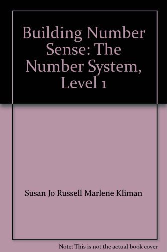 Beispielbild fr Building Number Sense: The Number System, Level 1 ; 9780201378108 ; 0201378108 zum Verkauf von APlus Textbooks