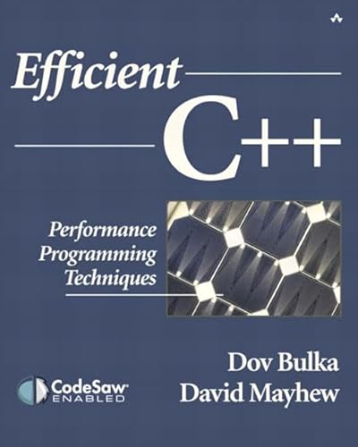 Imagen de archivo de Efficient C++: Performance Programming Techniques a la venta por WorldofBooks