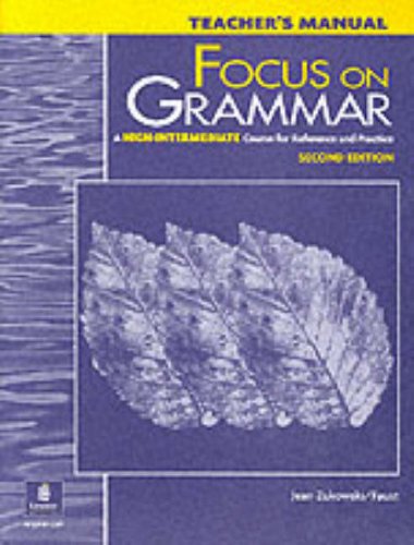 9780201383058: Focus grammar (4)high-inter.2e guide