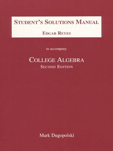 9780201383928: Student Solutions Manual