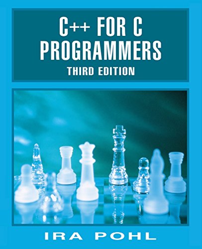 C++ For C Programmers, Third Edition - Pohl, Ira