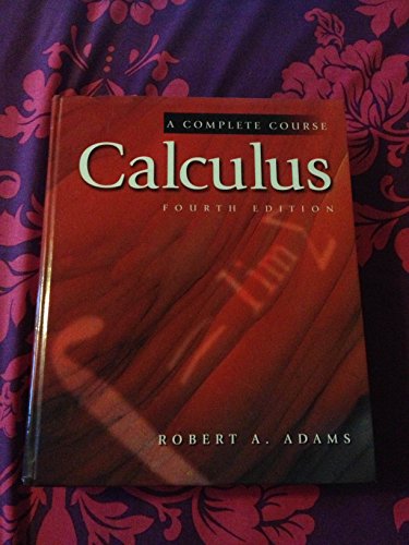 9780201396072: Calculus: A Complete Course
