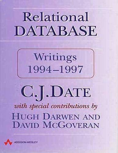 Imagen de archivo de Relational Database Writings, 1994-1997 a la venta por SecondSale