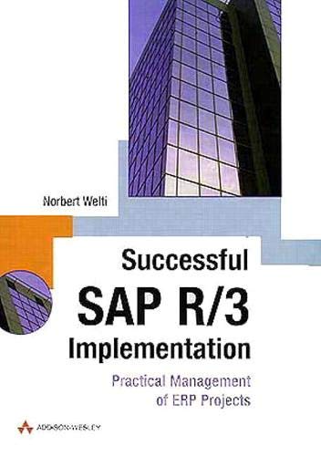 Imagen de archivo de Successful SAP R/3 Implementation : Practical Management of ERP Projects a la venta por Better World Books