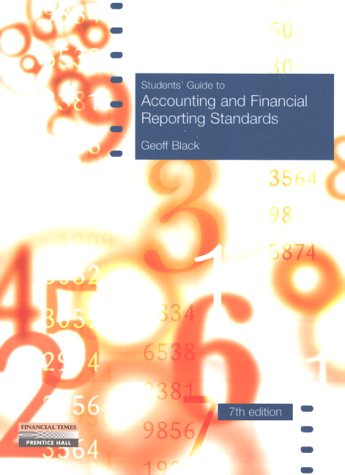 Imagen de archivo de Students' Guide to Accounting and Financial Reporting Standards a la venta por WorldofBooks