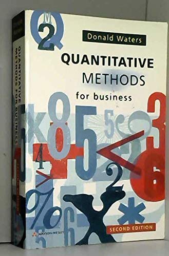 9780201403978: Quantitative Methods For Business