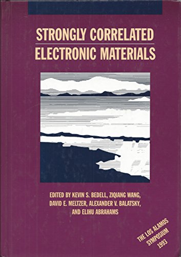 Imagen de archivo de Strongly Correlated Electronic Materials a la venta por La bataille des livres