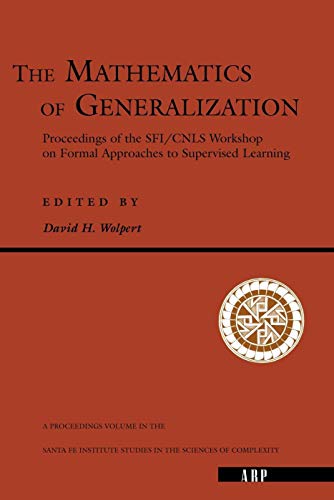 Beispielbild fr The Mathematics Of Generalization zum Verkauf von Blackwell's