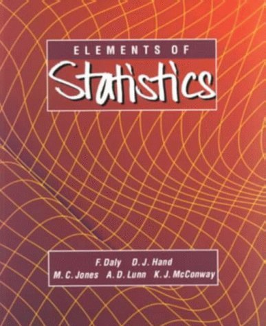 Beispielbild fr Elements Of Statistics zum Verkauf von WorldofBooks