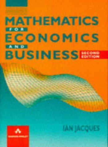 Beispielbild fr Mathematics For Economics And Business zum Verkauf von WorldofBooks