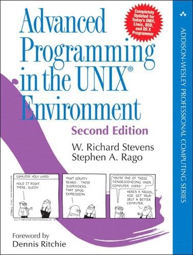 Beispielbild fr Advanced Programming in the UNIX Environment (Addison-Wesley Professional Computing) zum Verkauf von AwesomeBooks