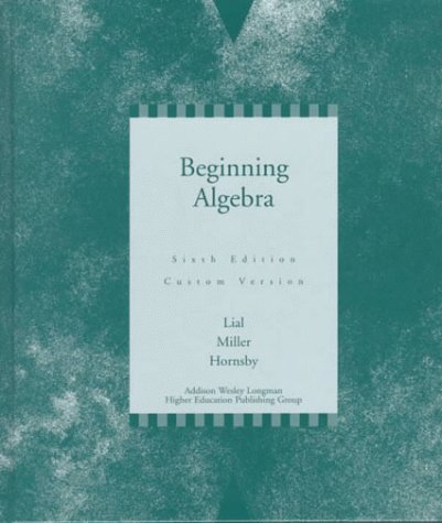 Beispielbild fr Beginning Algebra zum Verkauf von SecondSale