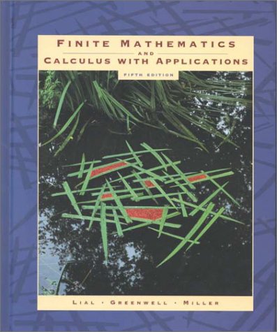 Beispielbild fr Finite Mathematics and Calculus With Applications zum Verkauf von Mispah books