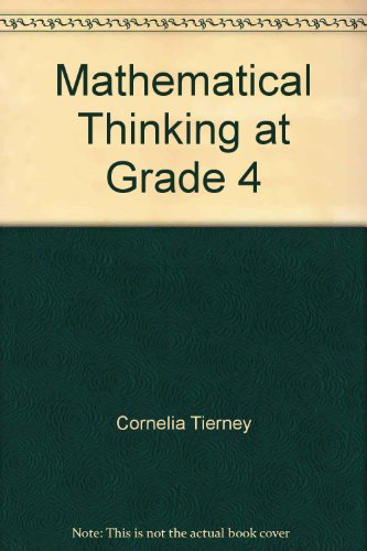 Stock image for Mathematical Thinking at Grade 4 for sale by janet smith