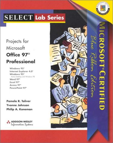 Beispielbild fr SELECT: Microsoft Office 97 Professional, Blue Ribbon Edition zum Verkauf von -OnTimeBooks-