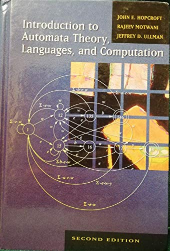 Stock image for Introduction to Automata, Theory, Languages and Computation for sale by Sugarhouse Book Works, LLC