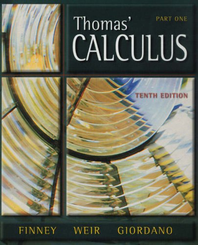 Stock image for Thomas Calculus Pt 1 for sale by SecondSale