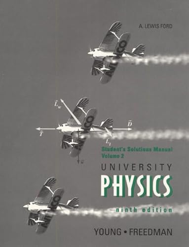 Imagen de archivo de University Physics Ninth Edition: Students Solutions Manual Vol. 2 a la venta por HPB-Red