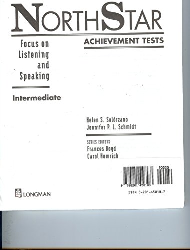 Imagen de archivo de Northstar: Focus on Listening and Speaking: Intermediate Test/Cassette Pack (NorthStar) a la venta por Ergodebooks