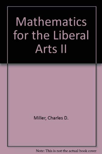 Beispielbild fr Mathematics for the Liberal Arts II zum Verkauf von Books Puddle