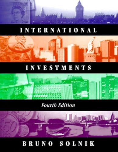 9780201473773: International Investments