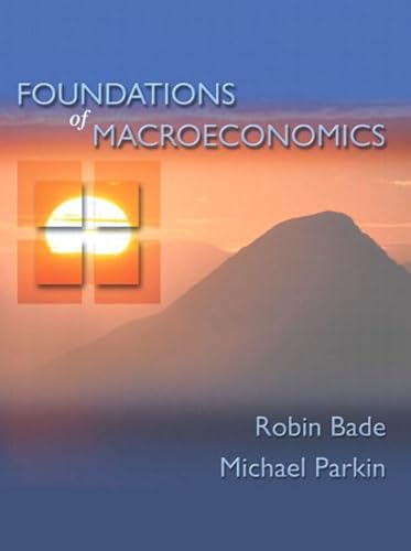 Beispielbild fr Foundations of Macroeconomics zum Verkauf von Better World Books