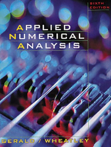 Stock image for Applied Numerical Analysis for sale by Better World Books: West