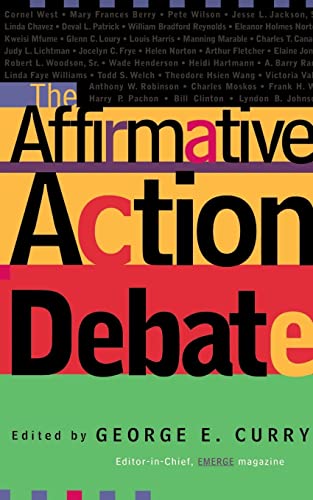 Beispielbild fr The Affirmative Action Debate zum Verkauf von Abacus Bookshop
