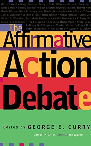 Imagen de archivo de The Affirmative Action Debate a la venta por SecondSale