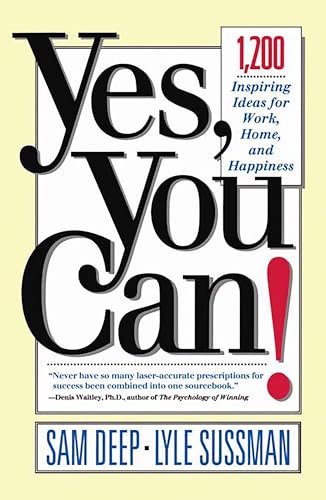 Beispielbild fr Yes, You Can: 1,200 Inspiring Ideas for Work, Home, and Happiness zum Verkauf von Wonder Book