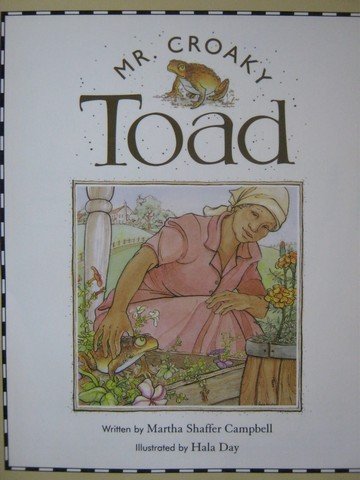 Stock image for Mr. Croaky Toad (Waterford Institute Read-Along 25b) for sale by Better World Books