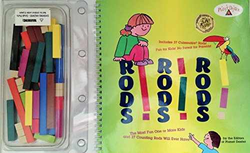 Imagen de archivo de Rods, Rods, Rods: The Most Fun One or More Kids and 37 Counting Rods Will Ever Have/Book and 37 Counting Rods a la venta por dsmbooks