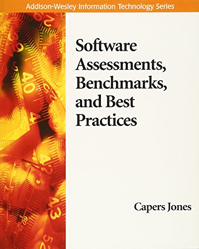 Stock image for Software Assessments, Benchmarks, and Best Practices for sale by Better World Books