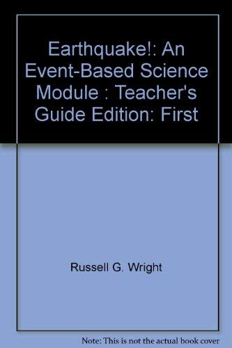 Beispielbild fr Earthquake!: An event-based science module : teacher's guide zum Verkauf von Booksavers of MD